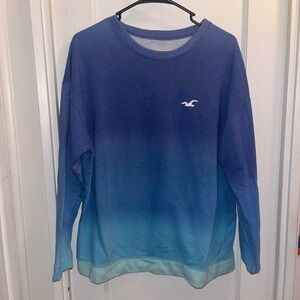 Hollister Blue Ombre Sweatshirt